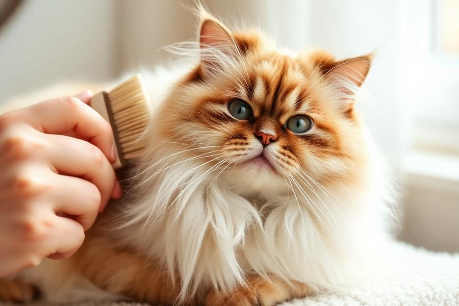 Cuidados del pelaje del gato Persa