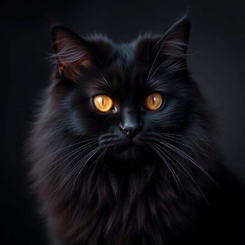 Gato Persa Negro Sólido (Black) en venta